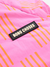 bobo choses almost moiré all over reversible anorak pink
