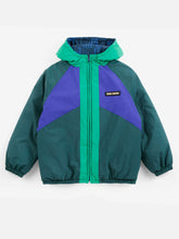 bobo choses almost moiré all over reversible anorak blue