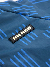 bobo choses almost moiré all over reversible anorak blue