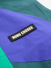 bobo choses almost moiré all over reversible anorak blue