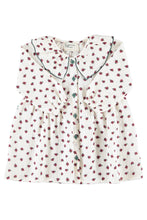 piupiuchick short dress ecru with little flowers