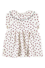 piupiuchick short dress ecru with little flowers