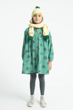 piupiuchick short dress green with big flowers