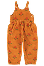 piupiuchick dungarees camel with big flowers