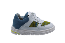 zedo eerste sneakertje wit / blauw