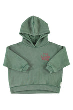 piupiuchick hoodie green with apple print