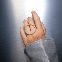 billion avenue joy diamond ring double finger gold