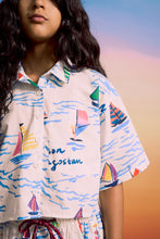 maison mangostan barcos cropped shirt white
