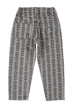 piupiuchick mom fit trousers grey with black flowers