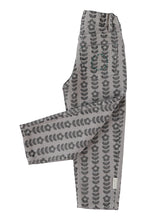 piupiuchick mom fit trousers grey with black flowers