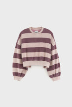 bellerose fenya cropped sweatshirt cheeks / wine