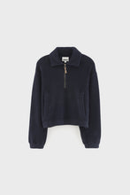 bellerose mazzy sweatshirt met halve rits america