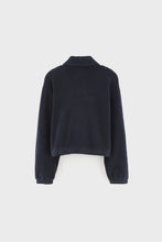 bellerose mazzy sweatshirt met halve rits america