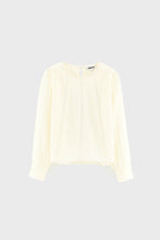 bellerose hacer blouse met lange mouwen ecru