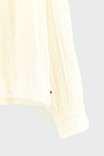 bellerose hacer blouse met lange mouwen ecru