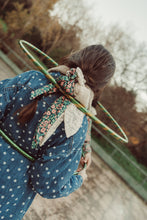 piupiuchick scrunchie green with multicolor flowers