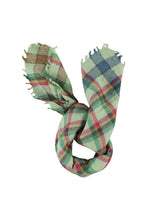 piupiuchick scarf light green checkered