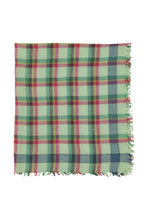piupiuchick scarf light green checkered