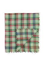 piupiuchick scarf light green checkered