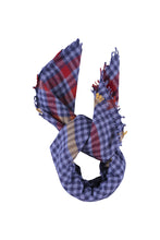 piupiuchick scarf purple checkered