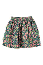 piupiuchick short skirt green with multicolor flowers