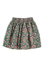 piupiuchick short skirt green with multicolor flowers