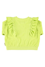 piupiuchick sweatshirt with frills lime