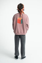 piupiuchick oversized sweatshirt pink with "lunch break" print