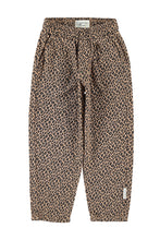 piupiuchick unisex trousers brown with animal print