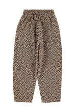 piupiuchick unisex trousers brown with animal print