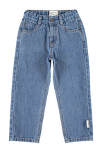 piupiuchick unisex trousers washed navy denim