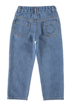 piupiuchick unisex trousers washed navy denim