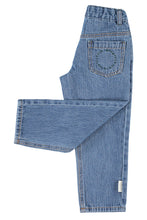 piupiuchick unisex trousers washed navy denim