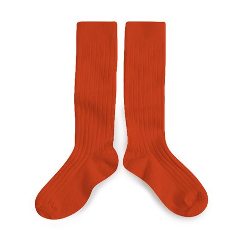collégien kniekousen orange confite