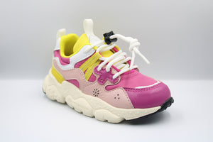 Flower Mountain sneaker pink - yellow - fucsia