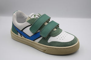 Romagnoli sneaker met groen en blauw accent