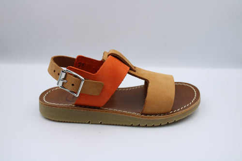 Gallucci sandaal Cognac Arancio