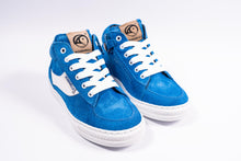 Rondinella halfhoge blauwe sneaker