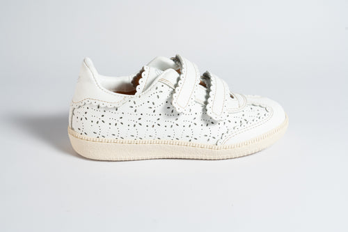 Ocra witte feestelijke sneaker