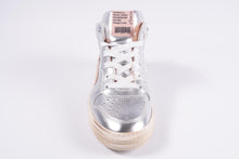 Rondinella halfhoge zilveren sneaker