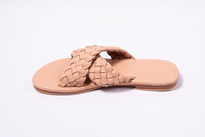 Scandic Gypsy Woven leather Maja sandal nudie