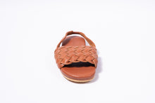 Scandic Gypsy Woven leather sandal summer tan