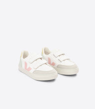 Veja V12 - Chromefree Leather White Multico Jade