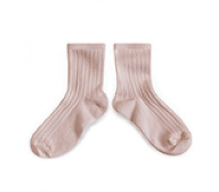 collégien korte kousen vieux rose