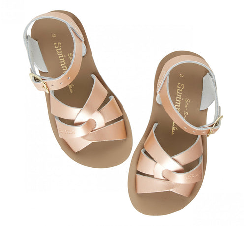 Salt Water Sandal swimmer rose gold